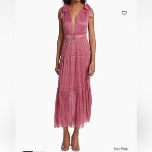Sabina Musayev Helena Dress in Hot Pink